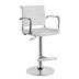 Zenah Contemporary Swivel Bar Stool - White