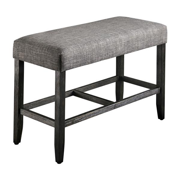 counter height bench gray