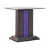 Lillon Contemporary Glass Top End Table