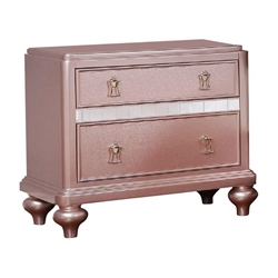 Tiffany Contemporary 2-Drawer Nightstand 