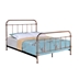 Verona Contemporary Metal Panel Eastern King Bed