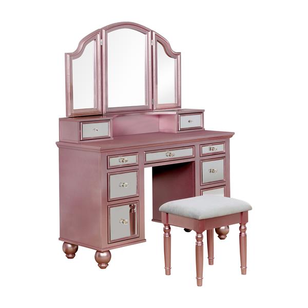 Alsinna Contemporary Solid Wood Vanity Set 