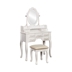 Cambriah Traditional Wood Vanity Set in White