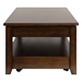 Ballwin Lift Top Cocktail Table with Storage - Drawer - Casters in Deep Cherry Finish Legs - HME1136