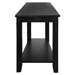 Elwell Wedge Chairside Table with Ash Veneer and Black Finish Legs - HME1176