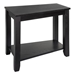 Elwell Wedge Chairside Table with Ash Veneer and Black Finish Legs - HME1176