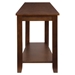 Elwell Wedge Chairside Table with Ash Veneer and Espresso Finish Top - HME1177