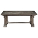 Sarasota Cocktail Table with Ash Veneer and Driftwood Brown Finish Top - HME1194