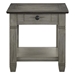 Granby Oak End Table with 1 Drawer - 2-Tone Coffee Finish Top and Antique Gray Finish Legs - HME1241