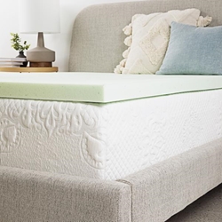 Bridgevine Home 3" Queen Size Cool Gel Memory Foam Mattress Topper 