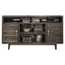 Avondale 62" TV Stand Console for TVs up to 70 inches - No Assembly Required - Charcoal-Brown Finish