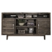 Avondale 62" TV Stand Console for TVs up to 70 inches - No Assembly Required - Charcoal-Brown Finish - LGH1049