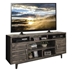 Avondale 76" TV Stand Console for TVs up to 90 inches - No Assembly Required - Charcoal-Brown Finish