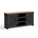 Essex 67" TV Stand Console for TVs up to 80 inches - No Assembly Required - Black and Whiskey Finish - LGH1062