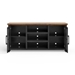 Essex 67" TV Stand Console for TVs up to 80 inches - No Assembly Required - Black and Whiskey Finish - LGH1062