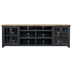 Essex 96" TV Stand Console for TVs up to 100 inches - No Assembly Requried - Black and Whiskey Finish