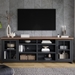 Essex 96" TV Stand Console for TVs up to 100 inches - No Assembly Requried - Black and Whiskey Finish - LGH1063