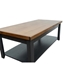 Essex 48" Coffee Table - No Assembly Required - Black and Whiskey Finish - LGH1065