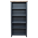 Essex 72" High 5-Shelf Bookcase - No Assembly Required - Black and Whiskey Finish - LGH1070