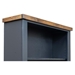 Essex 72" High 5-Shelf Bookcase - No Assembly Required - Black and Whiskey Finish - LGH1070