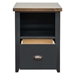 Essex 22" 1-Drawer File - No Assembly Required - Black and Whiskey Finish - LGH1071