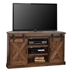 Farmhouse 56" Corner TV Stand for TVs up to 60 inches - No Assembly Required - Aged Whiskey Finish