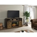 Farmhouse 66" Electric Fireplace TV Stand for TVs up to 80 inches - Aged Whiskey Finish - Quick Assembly - LGH1086