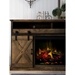 Farmhouse 66" Electric Fireplace TV Stand for TVs up to 80 inches - Barnwood Finish - Quick Assembly - LGH1087