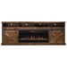 Farmhouse 93" Electric Fireplace TV Stand for TVs up to 100 inches - Aged Whiskey Finish - Quick Assembly - LGH1088