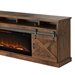 Farmhouse 93" Electric Fireplace TV Stand for TVs up to 100 inches - Aged Whiskey Finish - Quick Assembly - LGH1088