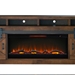 Farmhouse 93" Electric Fireplace TV Stand for TVs up to 100 inches - Aged Whiskey Finish - Quick Assembly - LGH1088