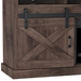 Farmhouse 93" Electric Fireplace TV Stand for TVs up to 100 inches - Barnwood Finish - Quick Assembly - LGH1089