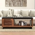 Graceland 47" Coffee Table - Fully Assembled - Black with Bourbon Finish