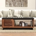 Graceland 47" Coffee Table - Fully Assembled - Black with Bourbon Finish - LGH1093