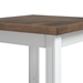 Hampton 24" Side Table - No Assembly Required - Jasmine Whitewash and Barnwood Finish - LGH1098