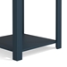 Nantucket 24" Side Table - No Assembly Required - Blue Denim and Whiskey Finish - LGH1116