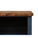 Nantucket 72" High 5-Shelf Bookcase - No Assembly Required - Blue Denim and Whiskey Finish - LGH1122