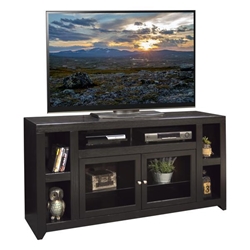 Skyline 65" TV Stand Console for TVs up to 75 inches - No Assembly Required - Mocha Finish 