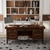 Sausalito 71" Executive Desk - No Assembly Required - Whiskey Finish