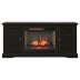 Topanga 68" Electric Fireplace TV Console for TVs up to 80 inches - Clove finish - Quick Assembly