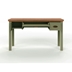 Vineyard 53" Writing Desk - No Assembly Required - Sage Green and Fruitwood Finish