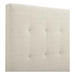 Bridger King Size Beige Tufted Upholstered Platform Bed - Quick Assembly - LGH1162