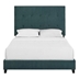 Bridger King Size Green Velvet Tufted Upholstered Platform Bed - Quick Assembly