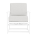 Summit Spring Rocker Chair - Aluminum Frame - 28.5" W x 31" D x 36.5" H - LLF10122009