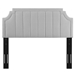 Alyona Channel Tufted Performance Velvet Full/Queen Headboard - Light Gray - MOD10040