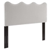 Athena Performance Velvet King/California King Headboard - Light Gray