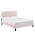 Amber Full Platform Bed - Pink