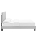 Current Performance Velvet King Platform Bed - Light Gray - Style B - MOD10197