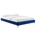 Sutton Queen Performance Velvet Bed Frame - Navy