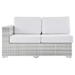 Convene Outdoor Patio Left-Arm Loveseat - Light Gray White - MOD10307